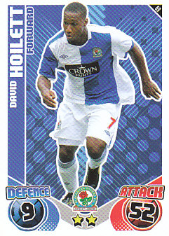 Junior Hoilett Blackburn Rovers 2010/11 Topps Match Attax #69